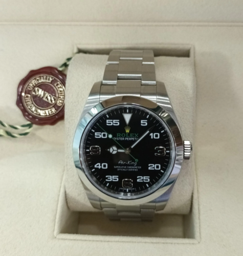 Rolex Air King ref. 116900 anno 2019 scatola:garanzia - prezzo 7990 euro