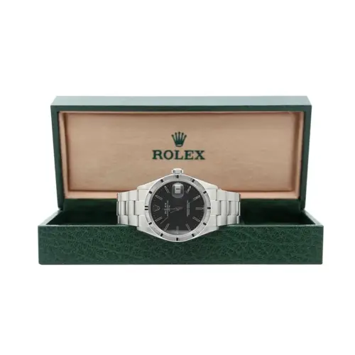 Rolex Oyster Perpetual Date ref. 1501 34mm - Black Dial III- Oyster bracelet prezzo 3690 euro