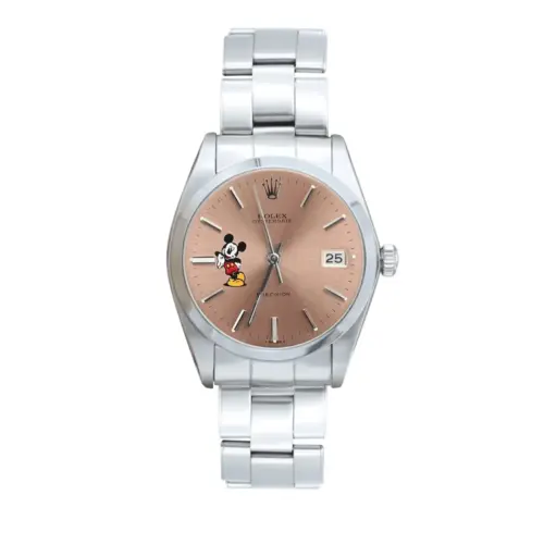 Rolex Precision Date ref 6694 Mickey Mouse Mini Salmon Dial Oyster Bracelet - prezzo 3990 euro