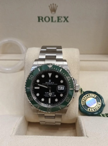 Rolex Starbucks ref. 126610lv anno 2022 scatola:garanzia - prezzo 15.500 euro
